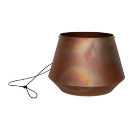 IvyLine - Soho Aged Copper Hanging Planter - Medium