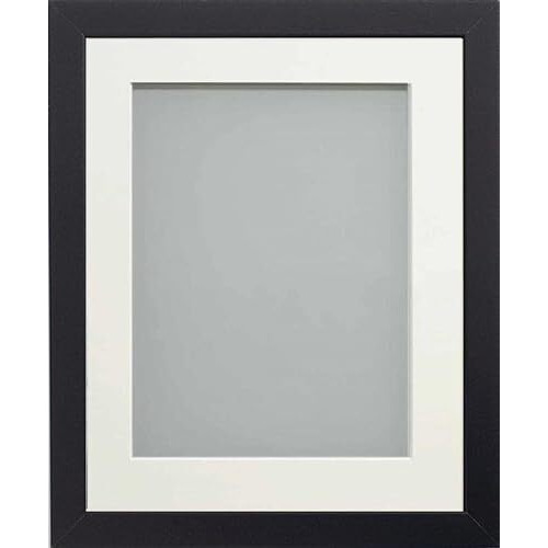 Frame Company Allington Black Photo Frame with Off-White Mount, 18x14 ...