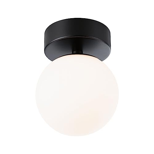 Paulmann Applique LED Salle De Bain Gove IP44 5W 3000K 400lm – Lumière Blanc Chaud, Design Sphérique Chrome Élégant