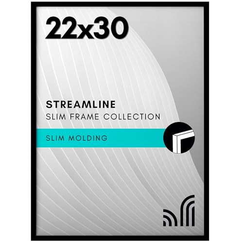 Americanflat 22x30 Picture Frame with Polished Plexiglass - Streamline ...