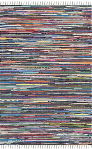 Safavieh Modern Indoor Flatweave Rectangle Area Rug, Rag Rug Collection ...