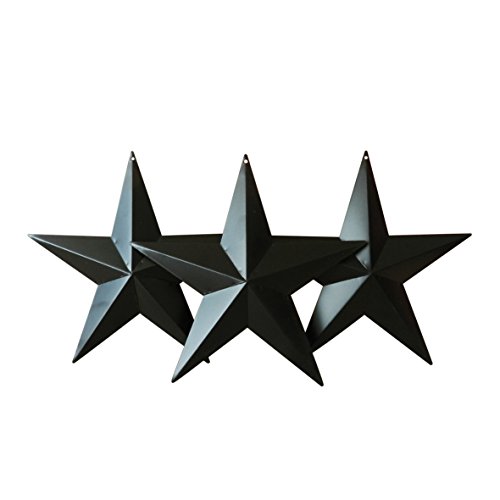 CVHOMEDECO Country Rustic Antique Metal Barn Star Burundi