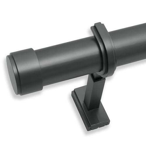BlastHome Signature Collection - Staffe Regolabili Per Aste Tende In Metallo Oro Spazzolato - Set Da 2, Portata Fino A 6,8 Kg