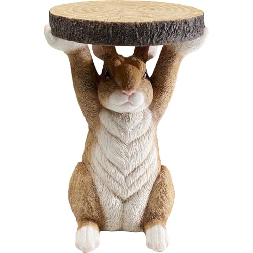 Kare Design Side Table Animal Rabbit, 32 cm Diameter, Modern, Animal ...
