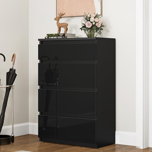 YITAHOME Chest of Drawers Wood, Chest of Drawers Bedroom, Contemporary ...