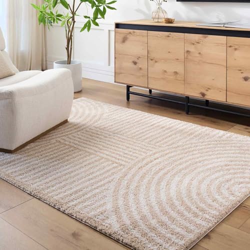Livabliss Kakuma Shaggy Rug - Modern Berber Rugs Living Room, Large ...