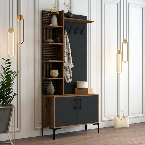 Dmora Calista Entrance Cabinet, Coat Rack, Composition for Lobby ...