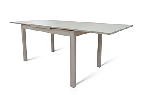 Dmora - Extensible dining room table, Modern table with extensions ...