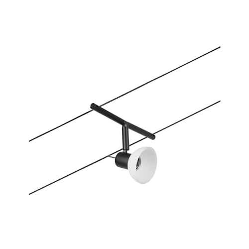 Paulmann Sheela - Spot Individuel Système Câbles CorDuo 10W Max Noir Mat - Extension Éclairage Sans Ampoule
