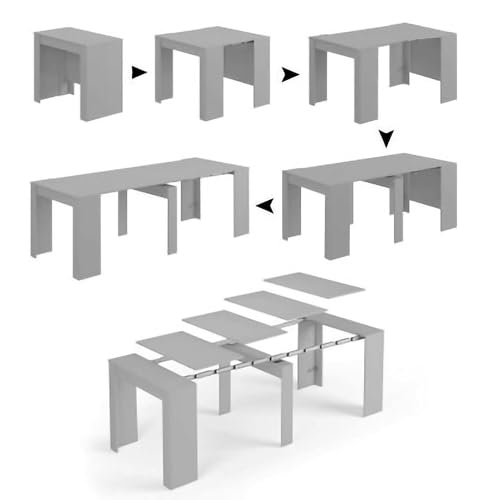 Dmora - Console table Compton, Extendable dining table, Table with ...