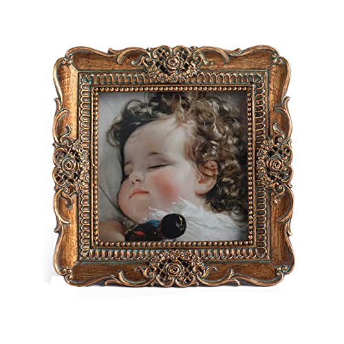 VINLIFE Picture Frames 3x3 Square Vintage Frame Antique Picture Frames ...