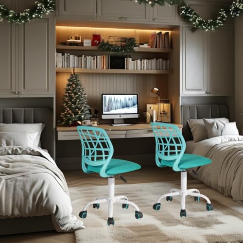 Sedia Ergonomica Da Ufficio FurnitureR, Rosa, Regolabile In Altezza, Con Ruote, Base In Metallo - 5