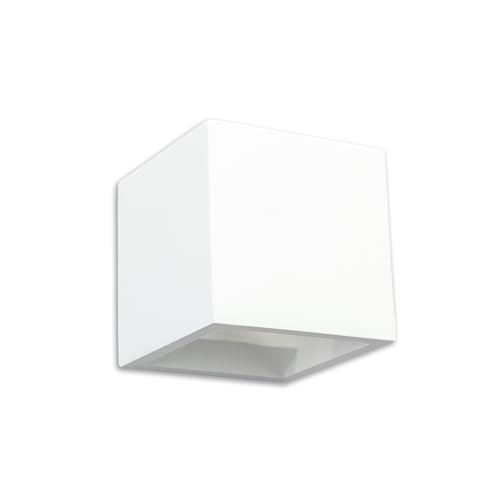 Integral LED Kozani Indoor Decorative Paintable Plaster Up & Down Wall ...