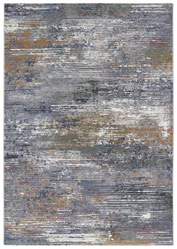 ELLE Decoration Trappes Robust Short Pile Rug Boho Style Ethnic Vintage ...