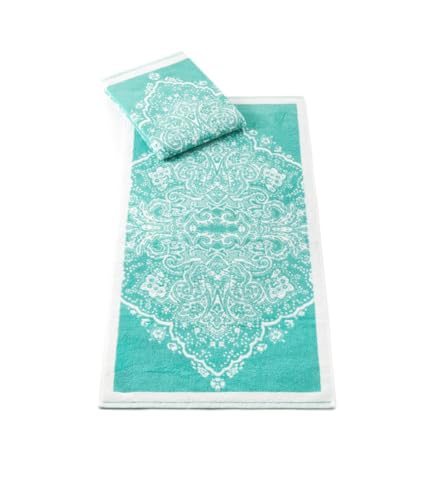 Bassetti Foulard Quadrato 100% Cotone – Accessorio Moda O Arredo, Motivo Unico, Morbido E Colorato