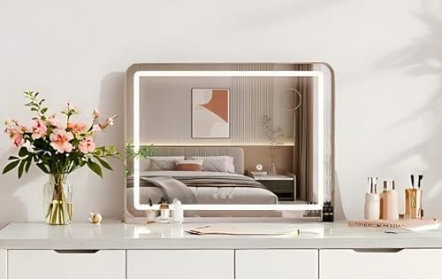 Clevich Hollywood mirror with LED light, make-up vanity mirror with ...