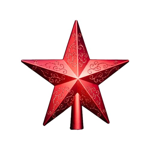 HEITMANN DECO Plastic Christmas Tree Topper - Modern Christmas Tree ...