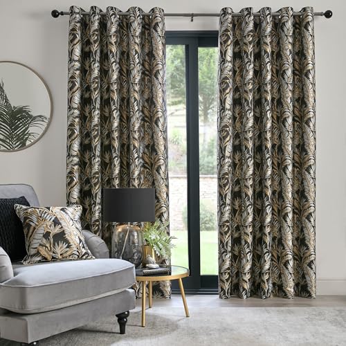 Dreams & Drapes - Blue Damask Curtains W90 x L 90 (229 x 229 cm) - 2x