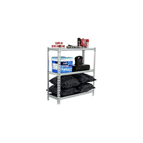Per Per Rack Simon Rack Garage Shelving Units 900x900x500 mm, 3 Tier Steel Rack, 180 ...