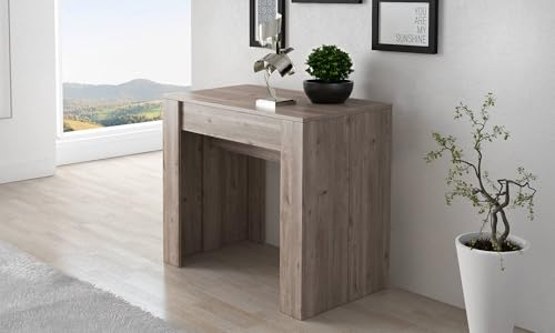 Dmora - Extendable console table Alberique, Table with extensions ...