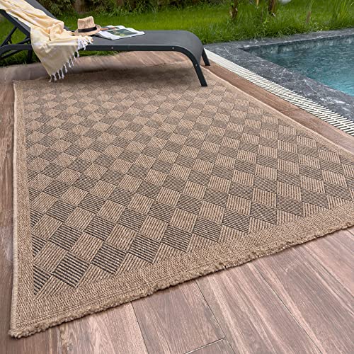 THE RUGS Nature Collection Outdoor Rug – Indoor/Outdoor Tona