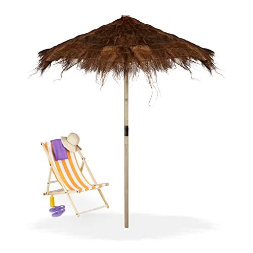 Handgeknoopte parasol - Jute - 250cm | Todo Bien