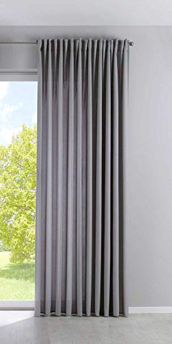 Gardinenbox 22/25 mm Set Completo per Montaggio immediato, 2021191, Argento, 91-182 cm