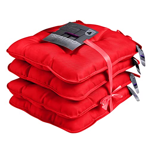 GC GAVENO CAVAILIA Seat Cushions Pack of 4 For Dining Chairs - Garden ...