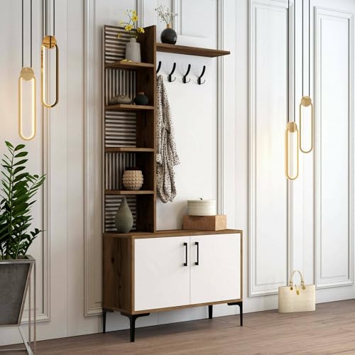 Dmora - Calista Entrance Cabinet, Coat Rack, Composition for Lobby ...