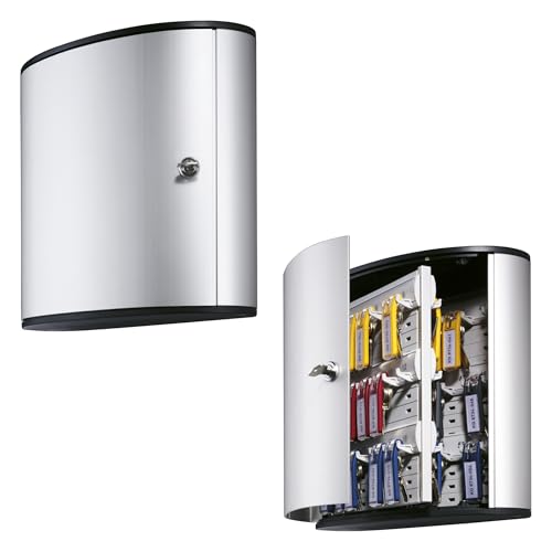 Durable Key Safe Box 54 - Wall Mounted Lockable Key Holder Cabinet