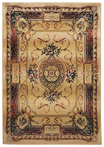 Theko Classic Gabiro 417773 Oriental Rug Durable and Very Robust Beige ...