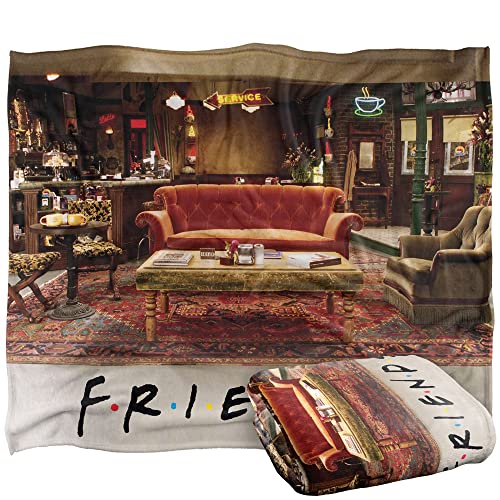 Coperta Morbida FRIENDS, Plaid In Microfibra 152x127cm, Super Soft Silky Touch, Idea Regalo Serie TV