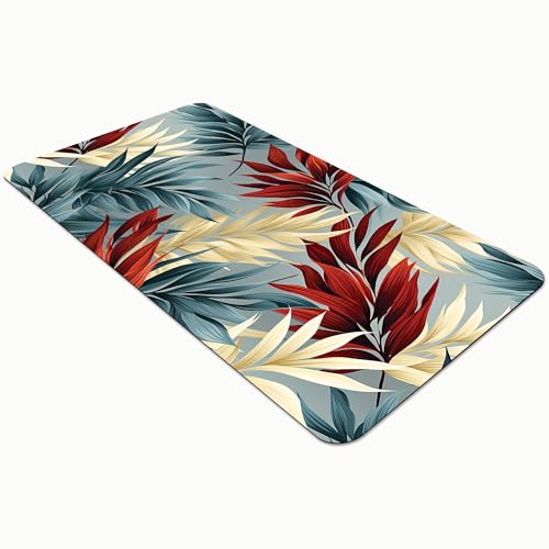 Comart, Tapis Austin, pour Cuisine et Couloir, Tapis en Polyester, imprimé, imperméable et antidérapant, Motif Fleurs tournesols, 50 x 270 cm, Lavable en Machine, résistant, fabriqué en Italie