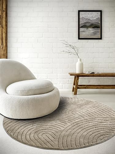 Lalee Luxor Tapijt Japandi stijl - Hoog laag effect 160x230 cm | Leen
