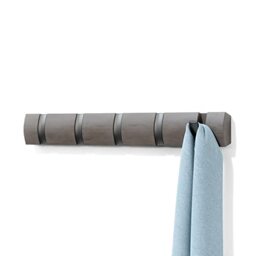 Umbra Flip Wall-Mounted Coat Rack, 5 Hooks – Modern, Space-Saving ...