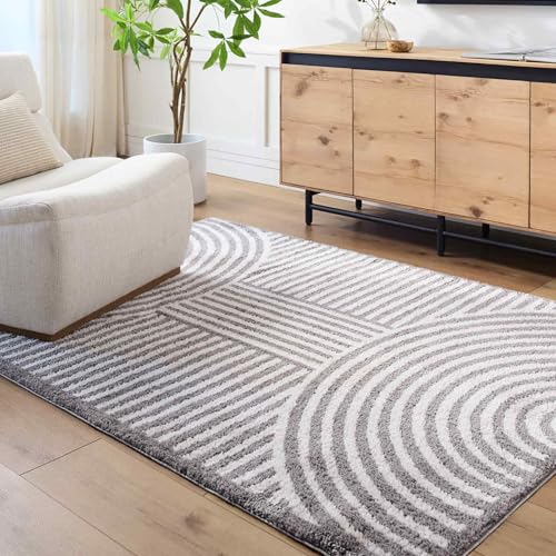 Livabliss Kakuma Shaggy Rug - Modern Berber Rugs Living Room, Large ...