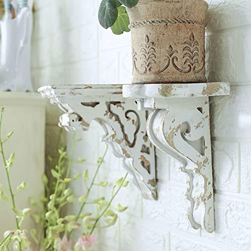 All Chic Set of 2 Wooden Corbels for Shelves Wood Corbels Decorative ...