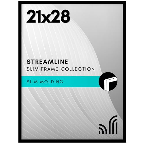 Americanflat 21x28 Poster Frame with Polished Plexiglass - Streamline ...