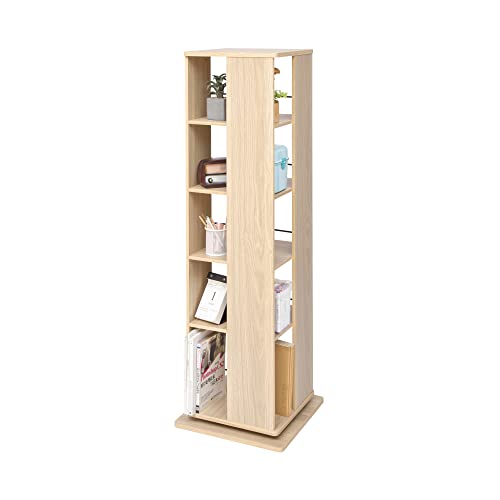 Iris Ohyama, Revolving bookshelf/Creative 360°Rotating Bookcase/Media ...