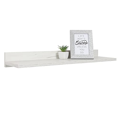 RICOO Mensola A Muro 69x8x19 Cm WM055-EP – Scaffale Salvaspazio In Rovere Chiaro, Per Soggiorno E Cucina