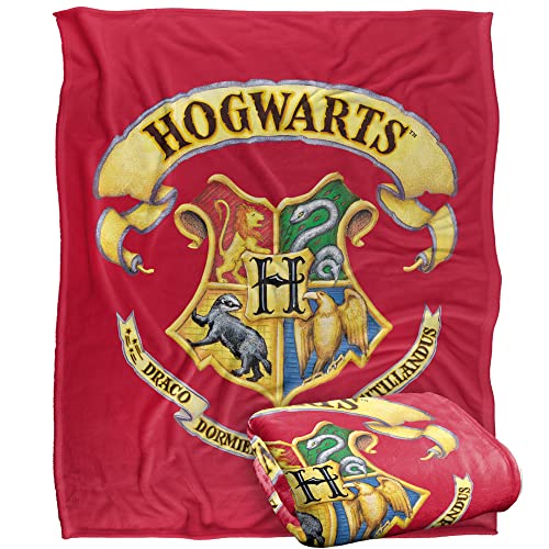 HARRY POTTER X SHEIN Manta con almohada 2 en 1 con patrón de insignia y
