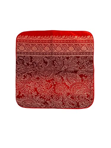 Bassetti Foulard Quadrato 100% Cotone – Accessorio Moda O Arredo, Motivo Unico, Morbido E Colorato
