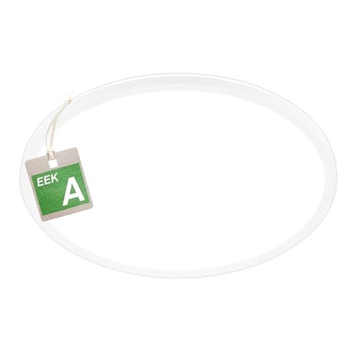 BRILONER - EEK A LED plafondlamp Efficient met 14W bij 3000lm, ca. 50.000h licht, vlak, indirect licht, LED lamp, LED plafondlamp, woonkamerlamp, LED