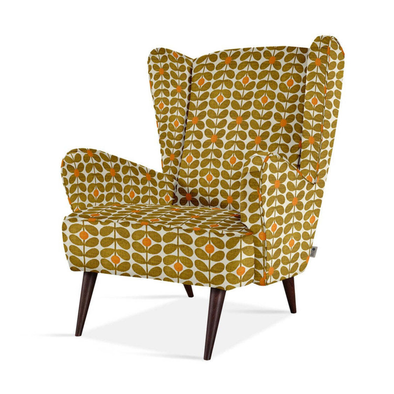 Orla Kiely Alma Armchair Sixties Stem Sixties Stem Fawn by