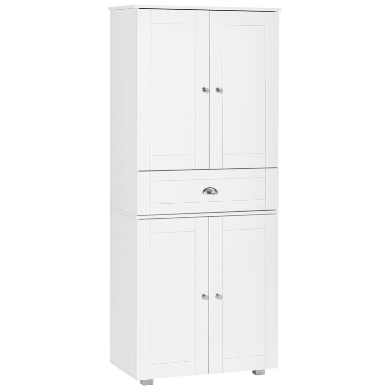 Freestanding Tall Kitchen Cupboard Storage with Drawer