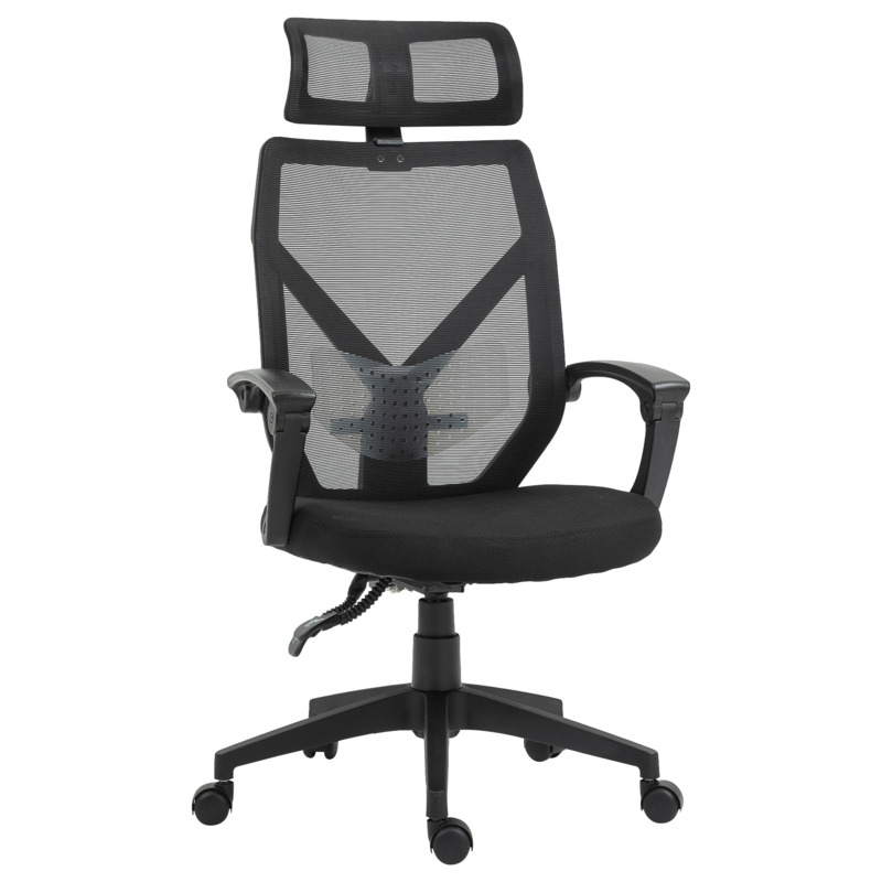 Vinsetto High Back Home Mesh Office Chair Swivel Reclining w/ Lumbar