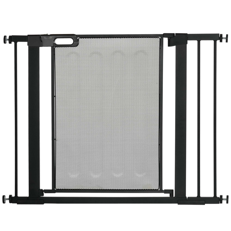 PawHut Pressure Fit Safety Gate for Doors and Stairs, Dog Gate with Auto Close, Pet Barrier for