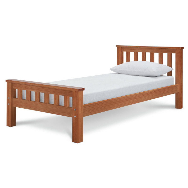 Habitat Heavy Duty Bed Frame and Kids Mattress Pine by Argos