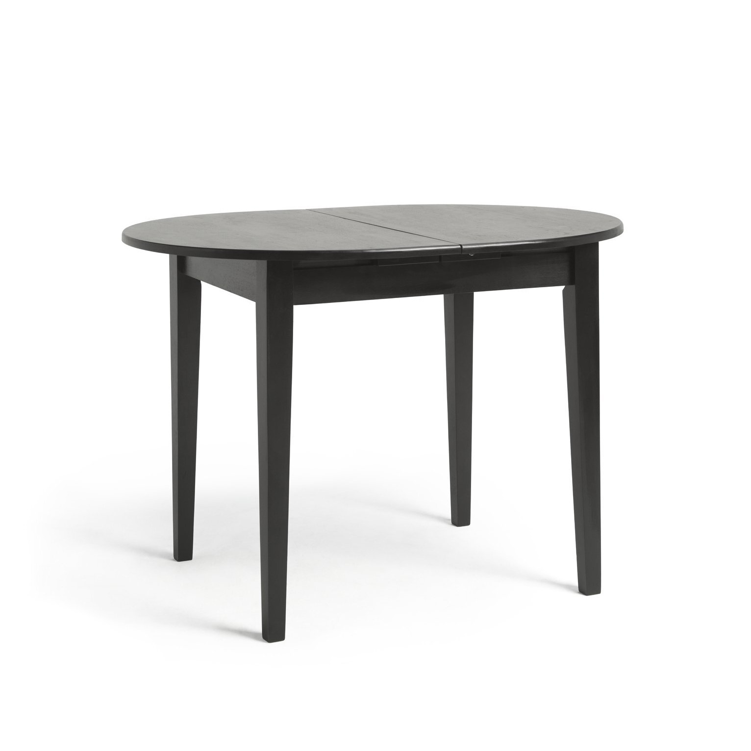 Argos Home Banbury Extending Solid Wood Dining Table Black by Argos