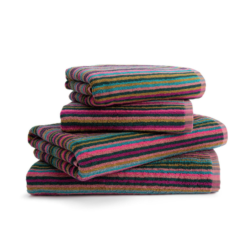 Habitat Bright Stripe 4 Piece Towel Bale Multicoloured by Argos